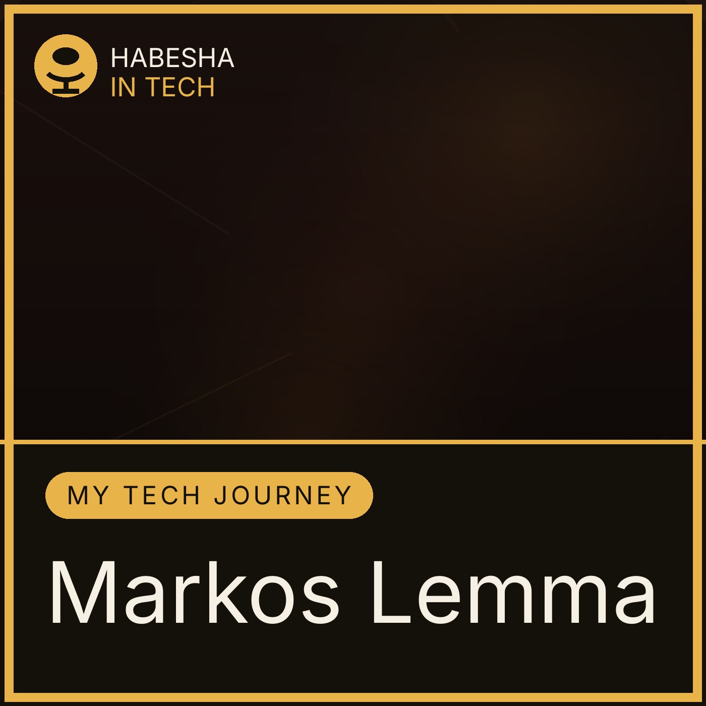 Artwork for My Tech Journey with Markos Lemma - Founder & CEO of iceaddis